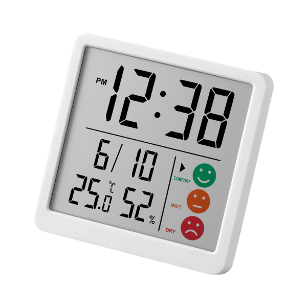 【J】MAG　時計付デジタル温度湿度計　ニコピタ