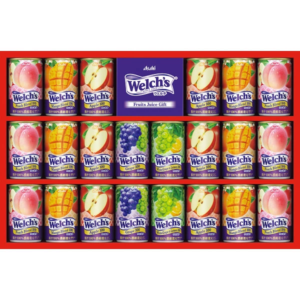 確認中「ウェルチ」100％果汁ギフト 22本入