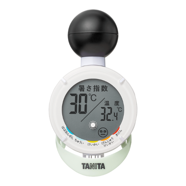 【A】タニタ　黒球式熱中アラーム　ホワイト