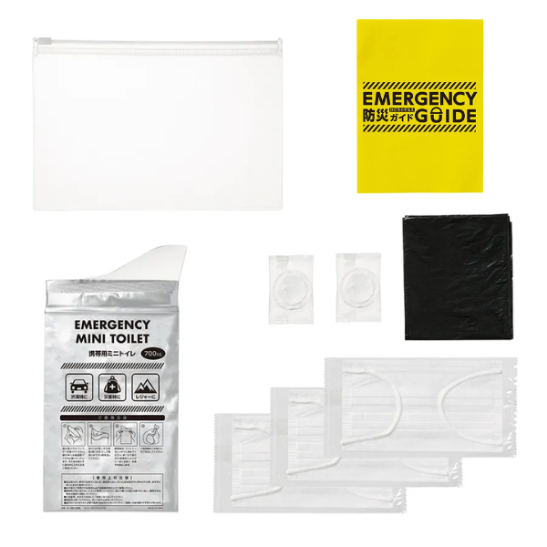 【C】防災衛生6点セット ポーチタイプ