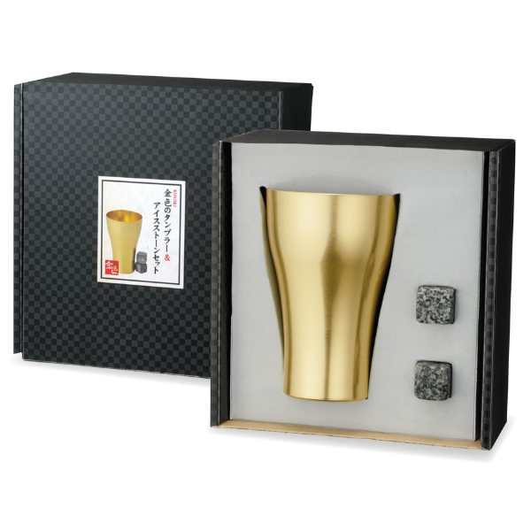 【F】金色のタンブラー＆アイスストーンセット