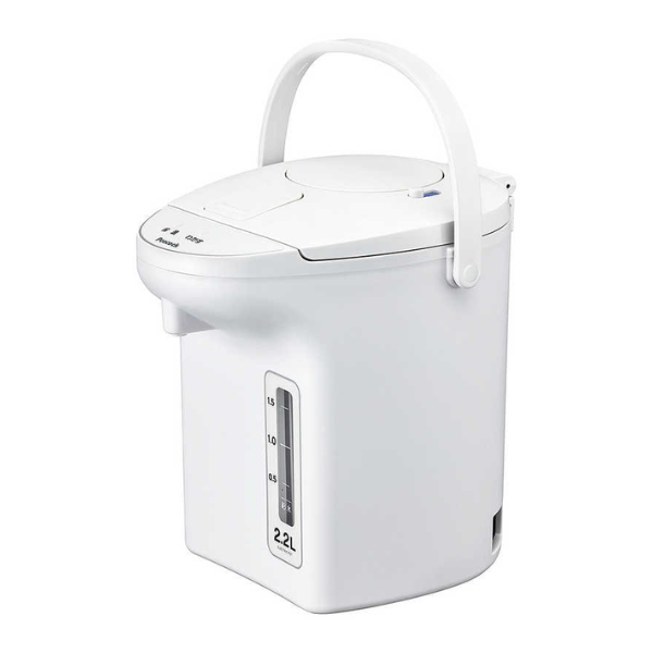 【M】ピーコック　電気保温エアーポット（非沸騰タイプ）2.2L　ホワイト