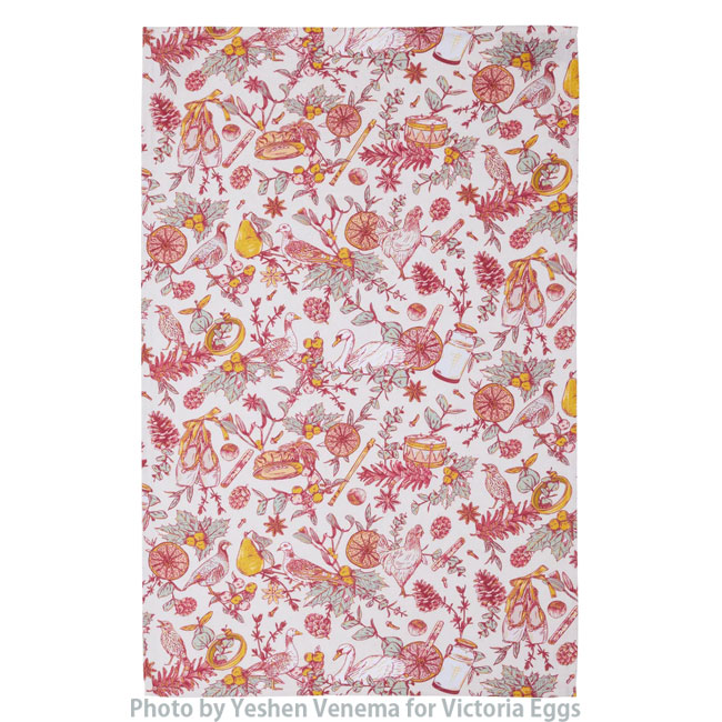 ヴィクトリア エッグス ティータオル 12デイズ オブ クリスマス