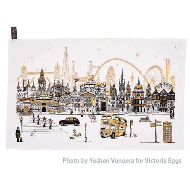 ヴィクトリア エッグス ティータオル クインテッセンシャリー ロンドン