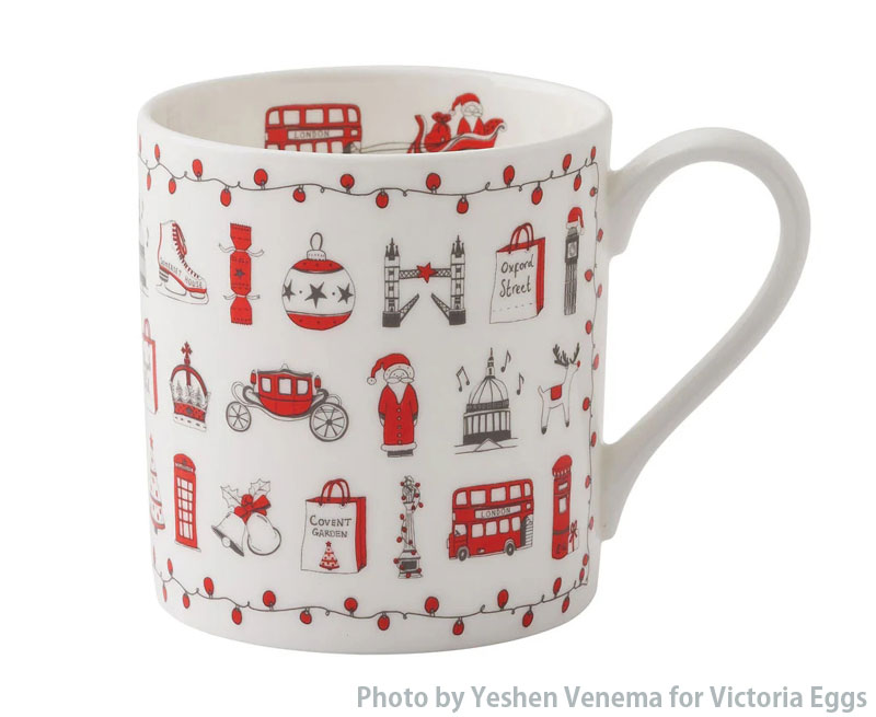 ヴィクトリア エッグス マグ ロンドン クリスマス