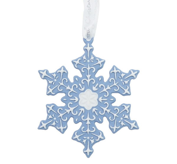 ウェッジウッド（WEDGWOOD） ホリデイオーナメント スノーフレーク ブルー【並行輸入品】