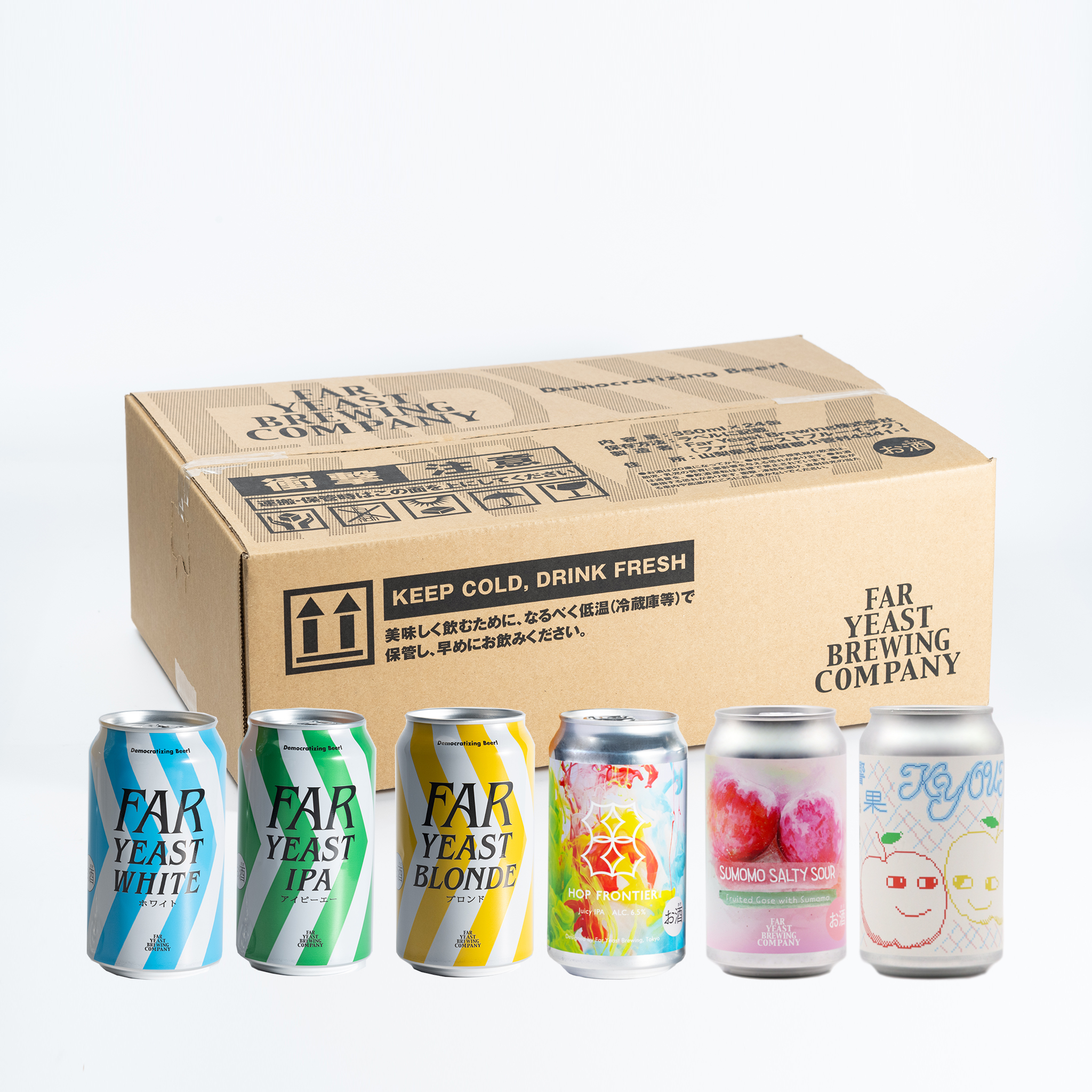 Far Yeast定番4種＆限定2種混載セット