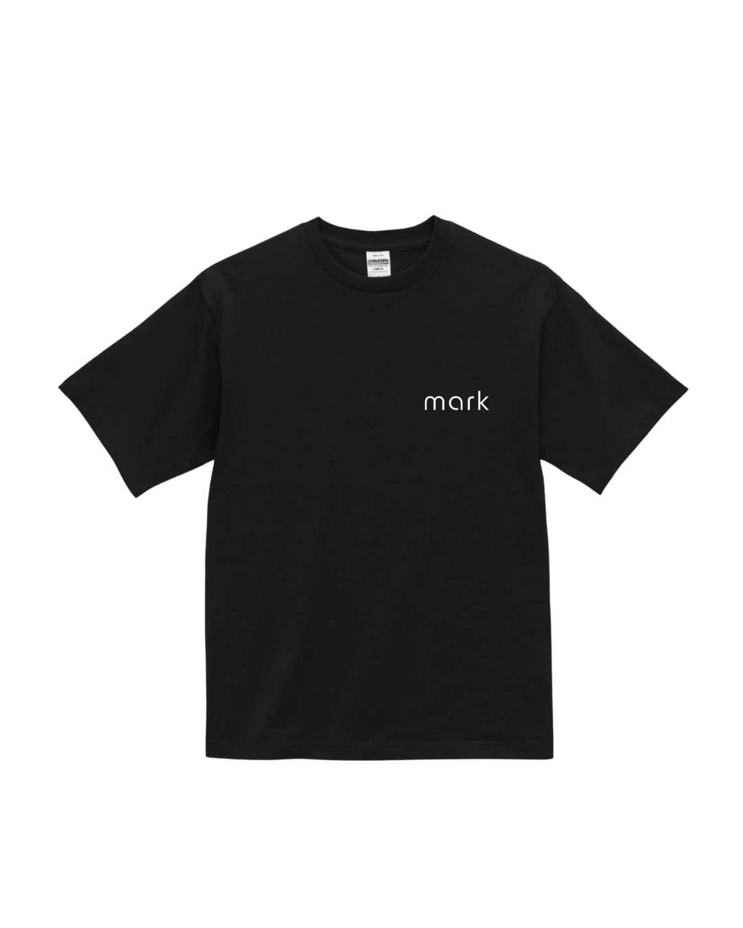 mark 背面ビッグロゴ入りオリジナルT 黒
