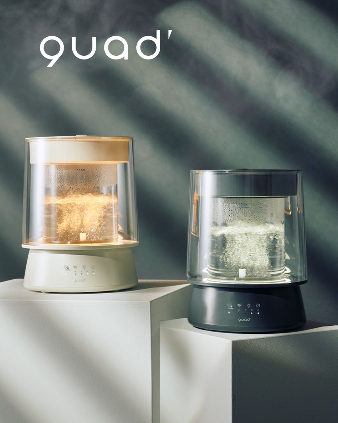 ガラススチーム加湿器 GLASS（大）