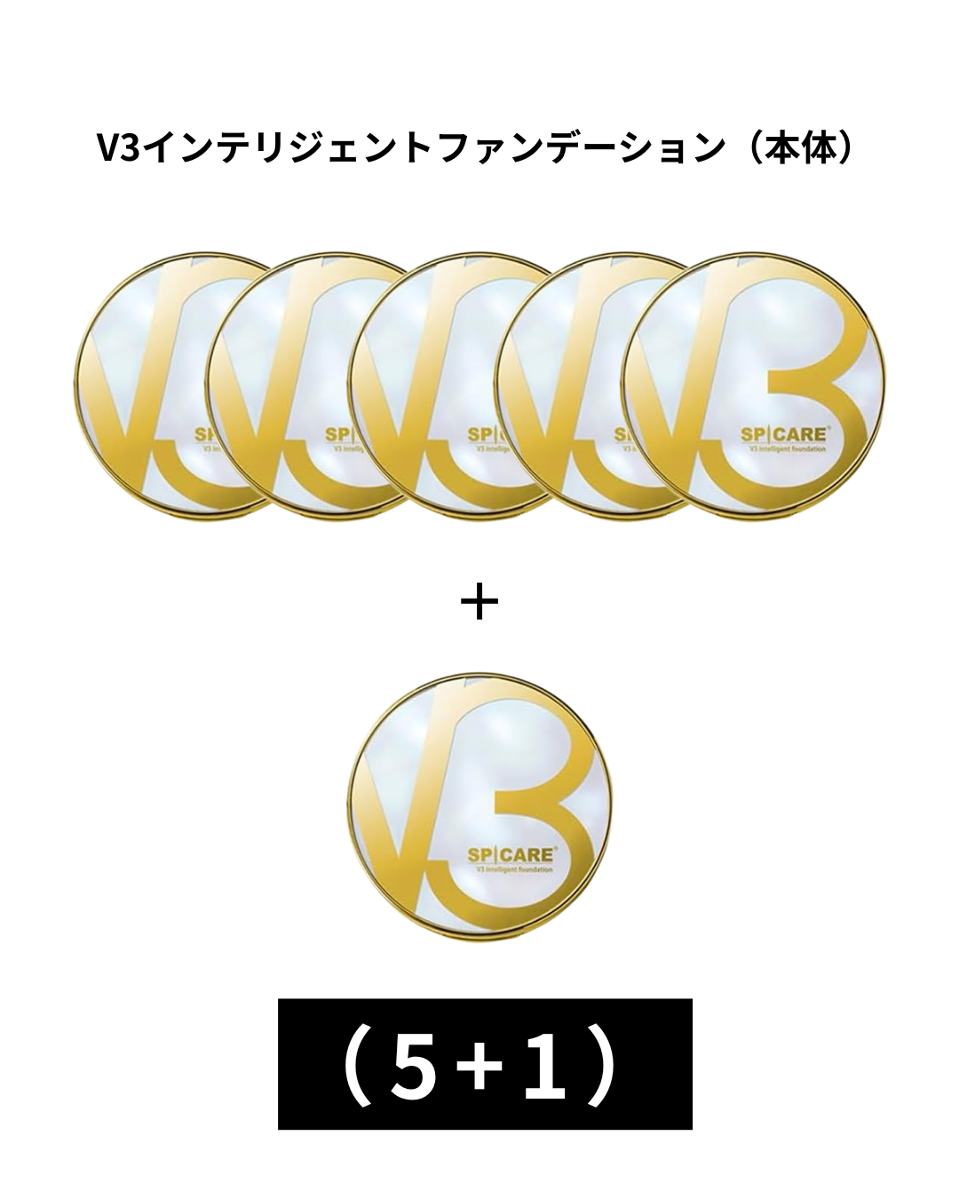 【12月20日まで】V3 インテリジェントファンデーション15【本体】（5+1）