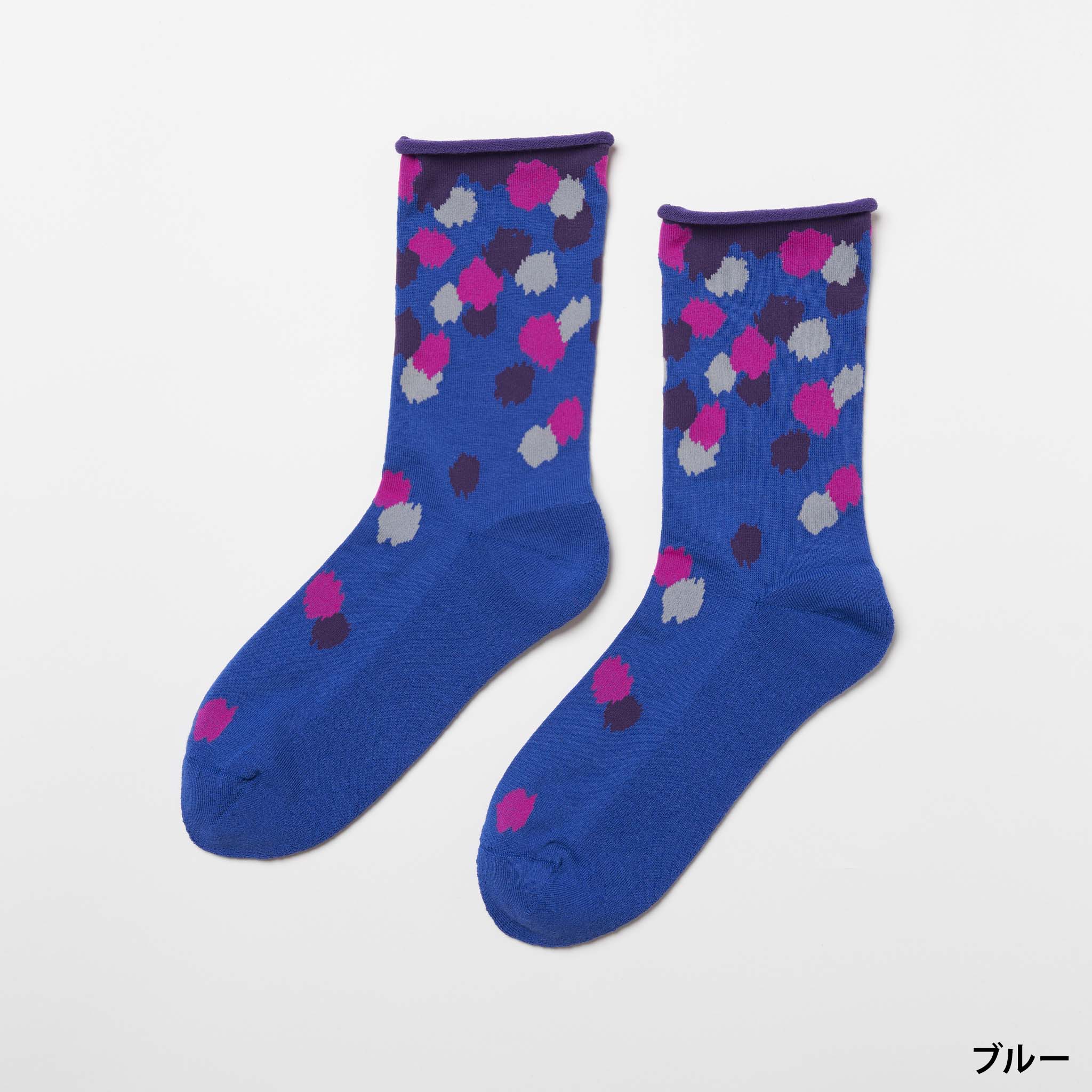 maali / ペインティング　クルーソックス　（3色）