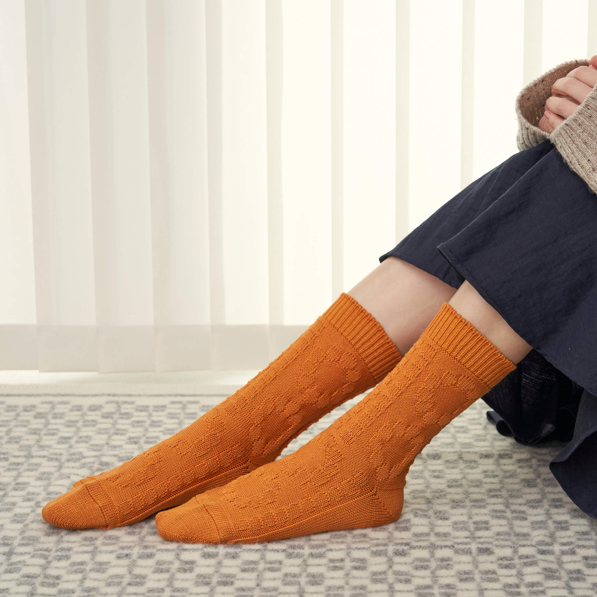 piste/ドット　コットン　クルー　（3色）