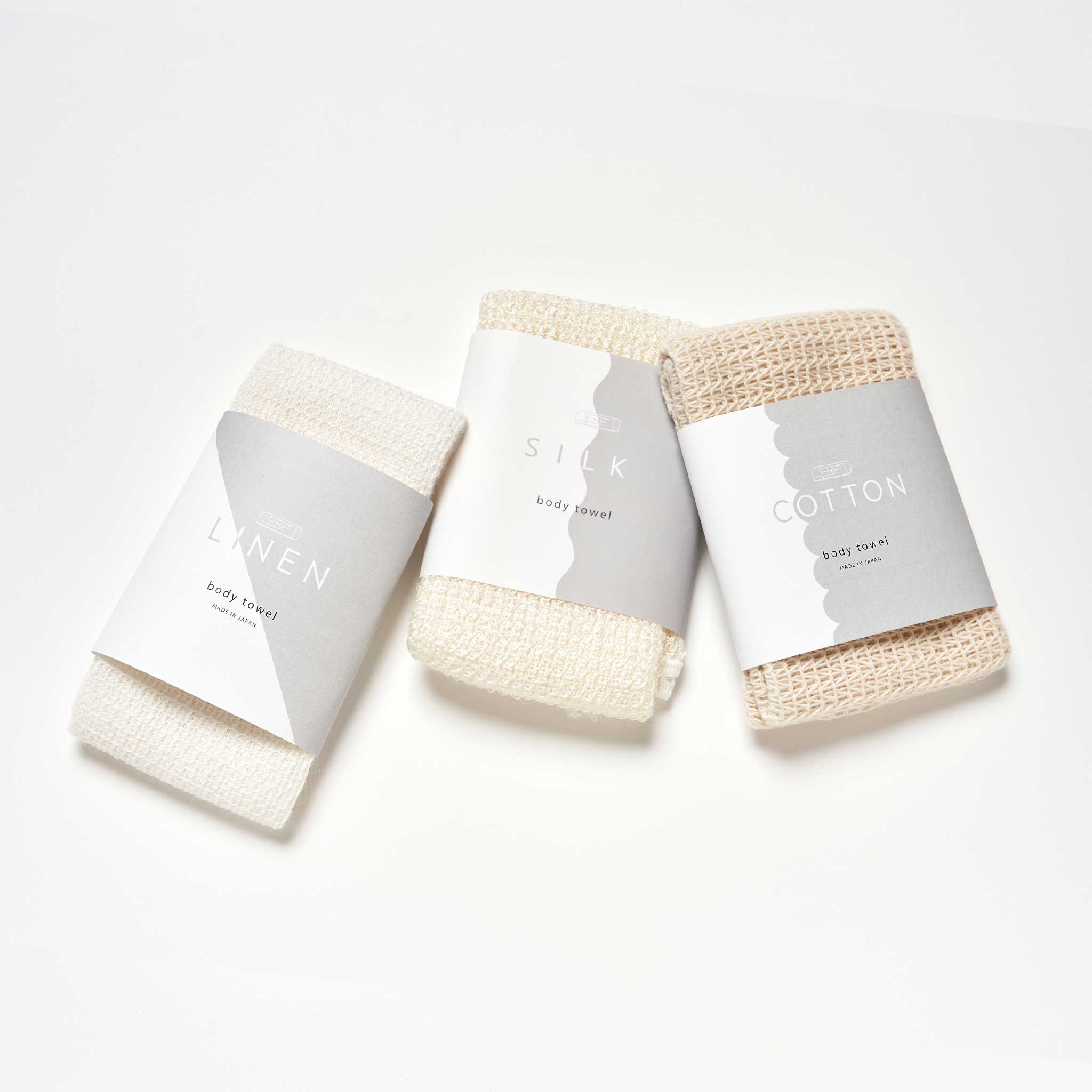 ボディタオル　（3種）