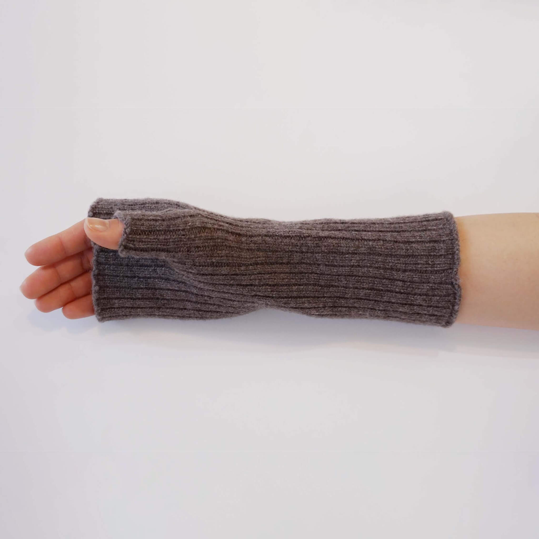 ラムウール カシミヤ　リストウォーマー（3色）