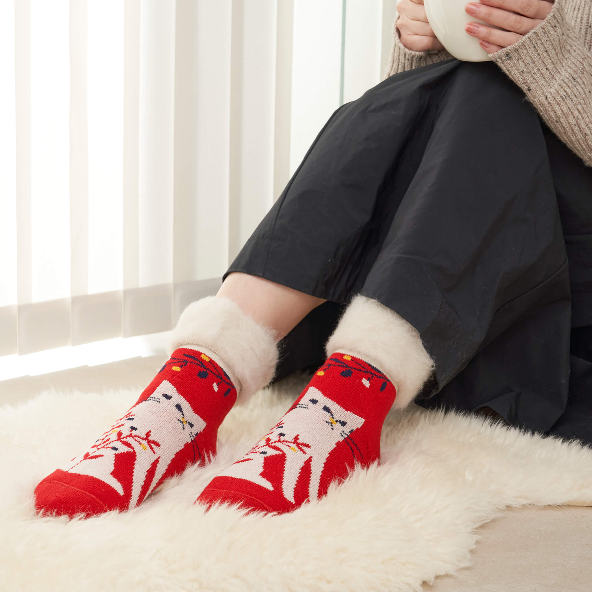 kissa/ネコ　フラッフィー　（4色）