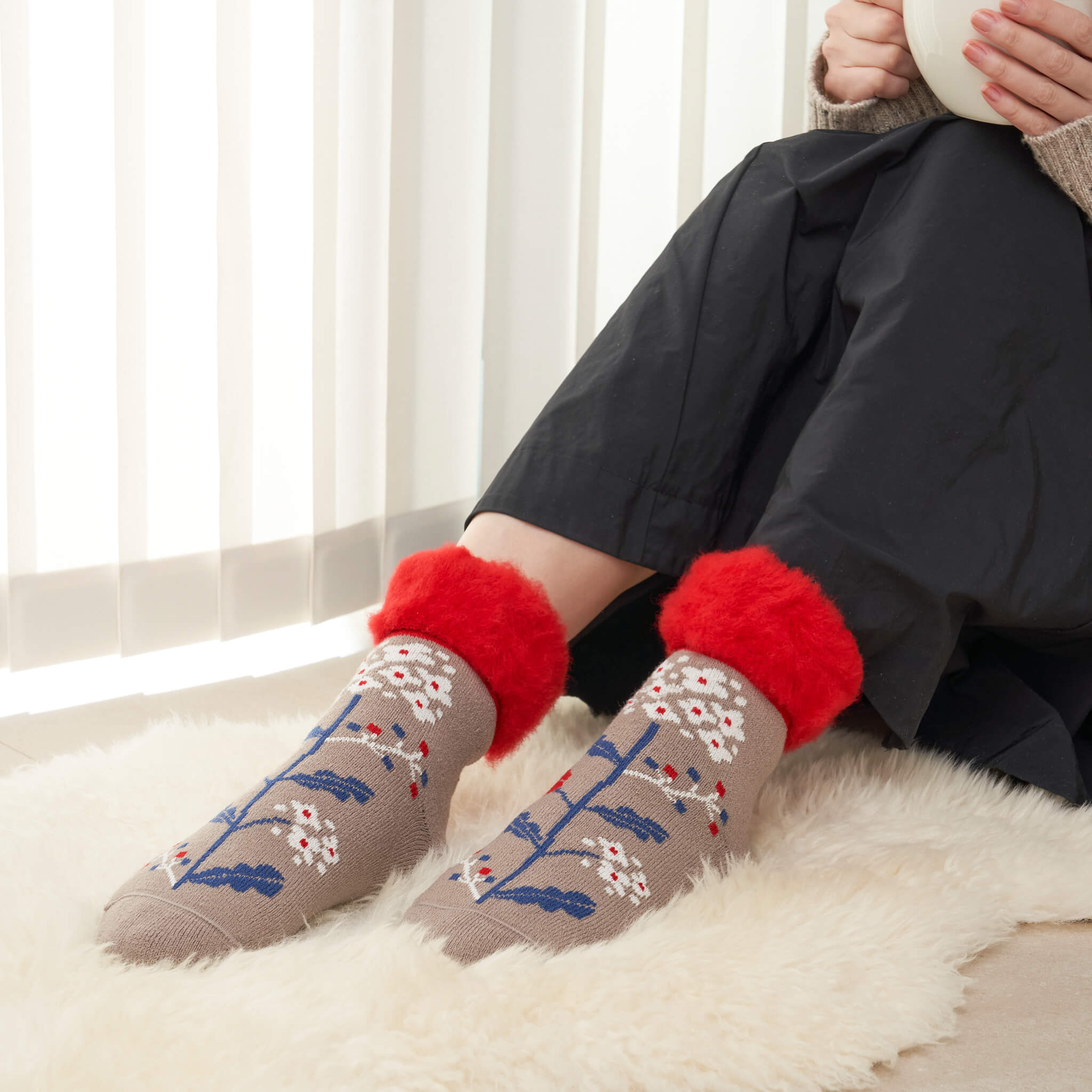 kukka/お花　フラッフィー　（4色）