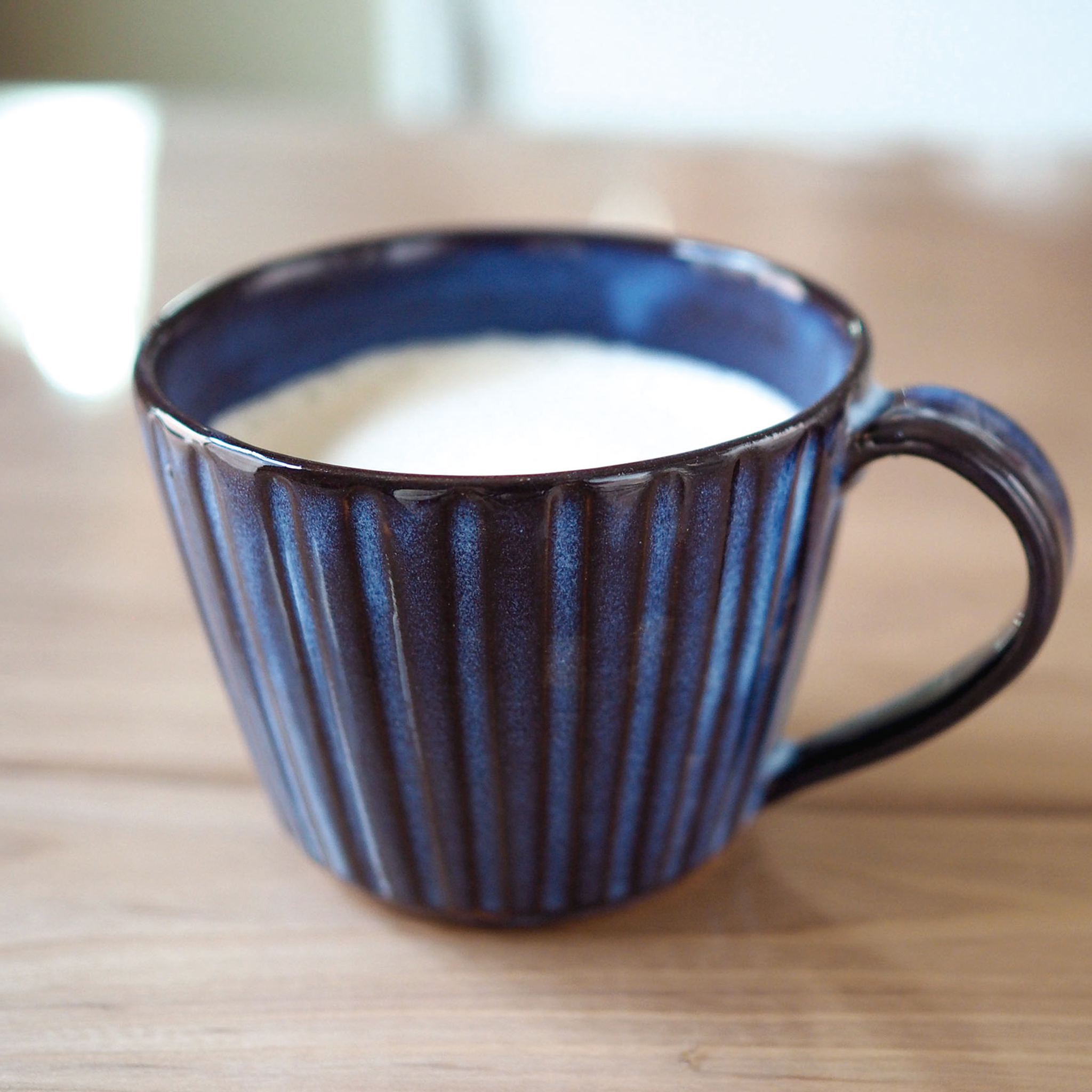 SE056 しのぎカフェオレカップ 松光山