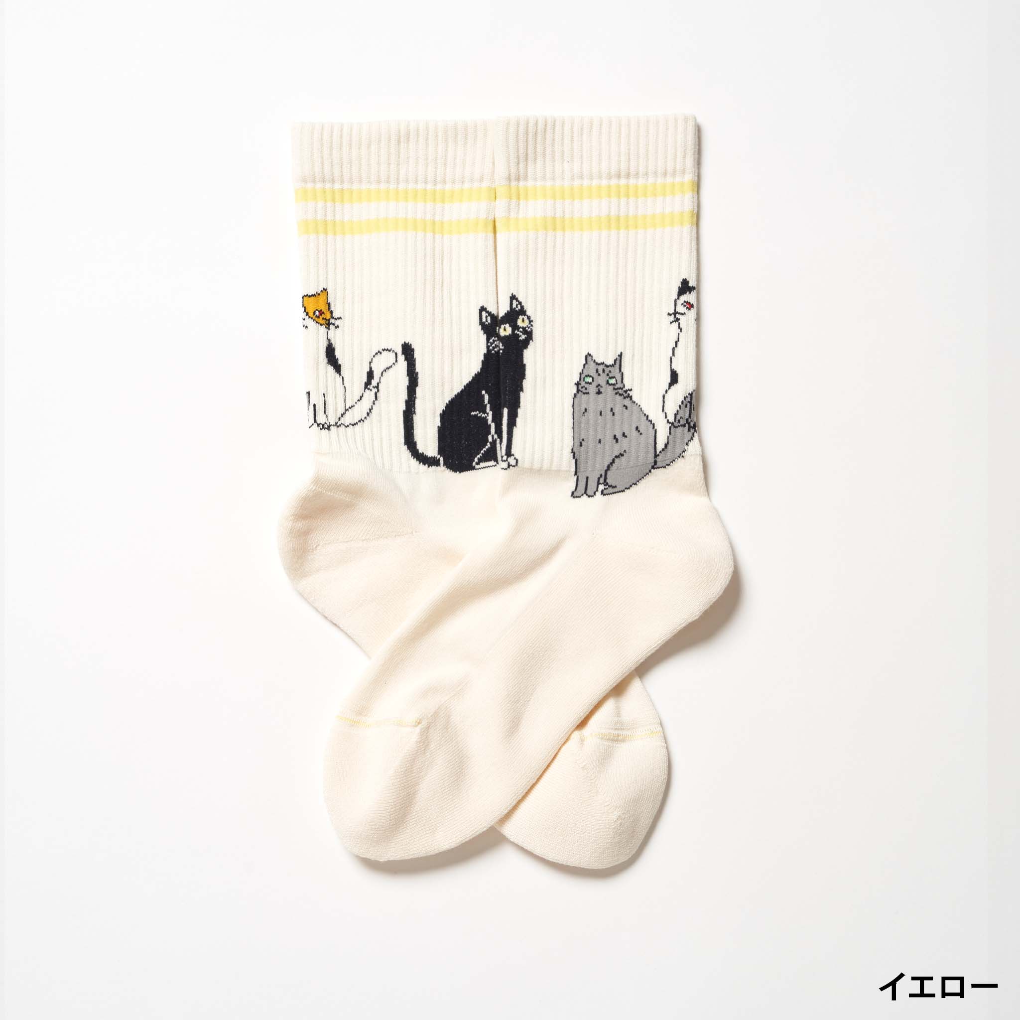 ystävä / 仲間　コットン　クルー丈ソックス