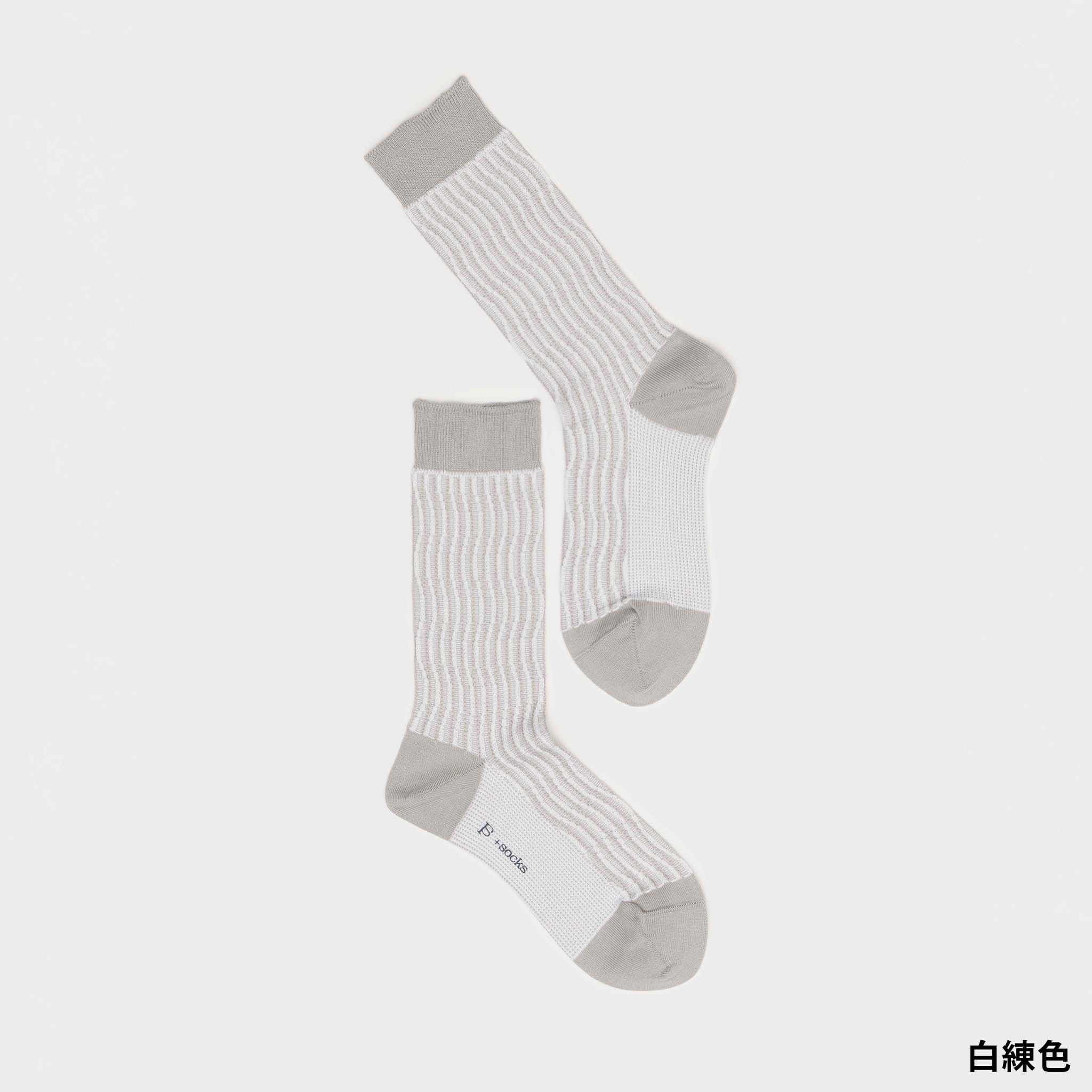 Refined rib / ジャガードリブ　ソックス