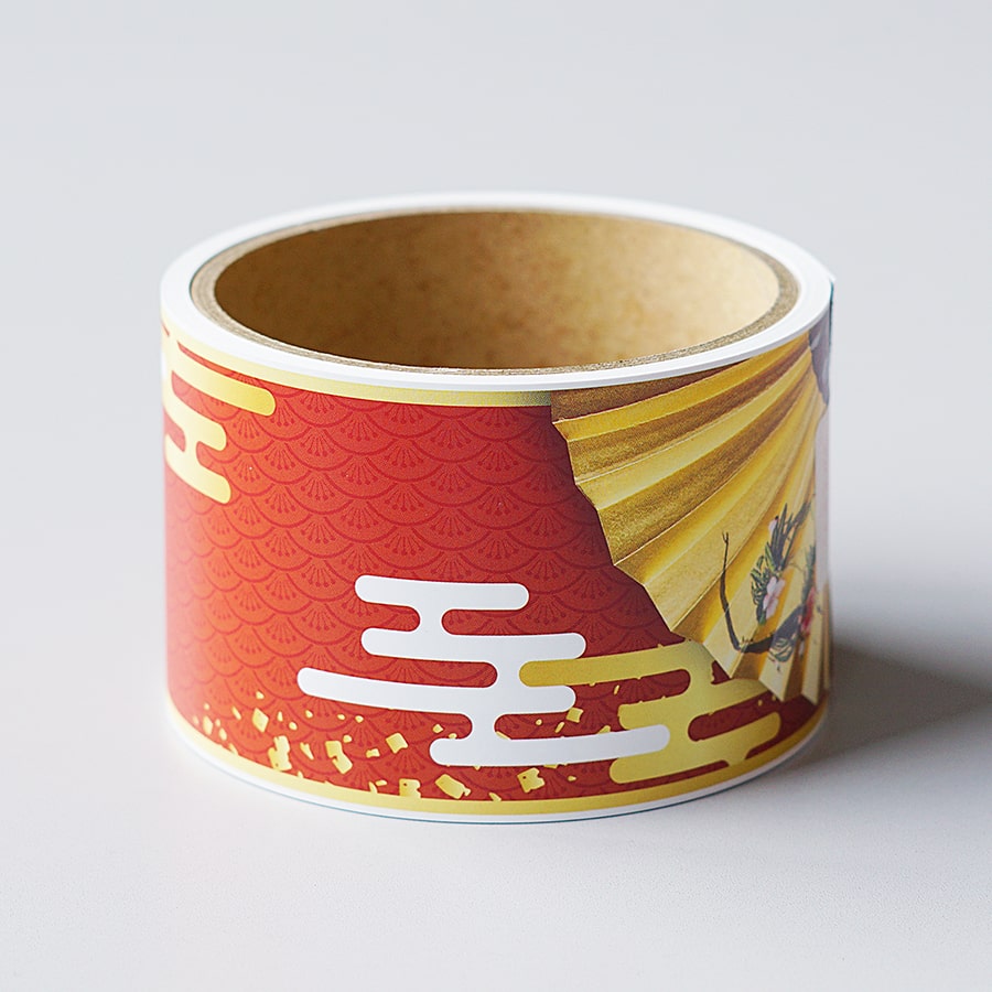 ロール式レールＰＯＰ 正月・扇