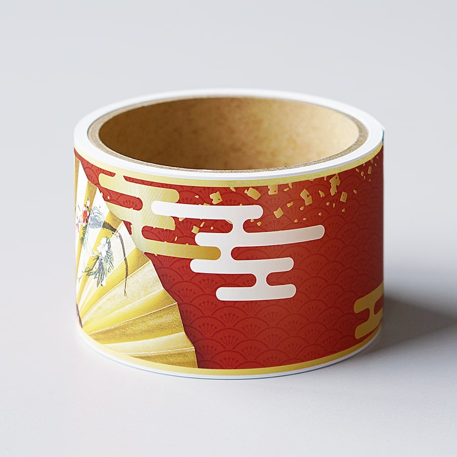 ロール式レールＰＯＰ 正月・扇