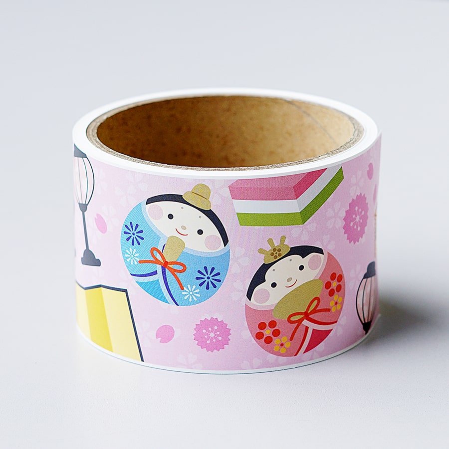 ロール式レールＰＯＰ ひな祭り・イラスト