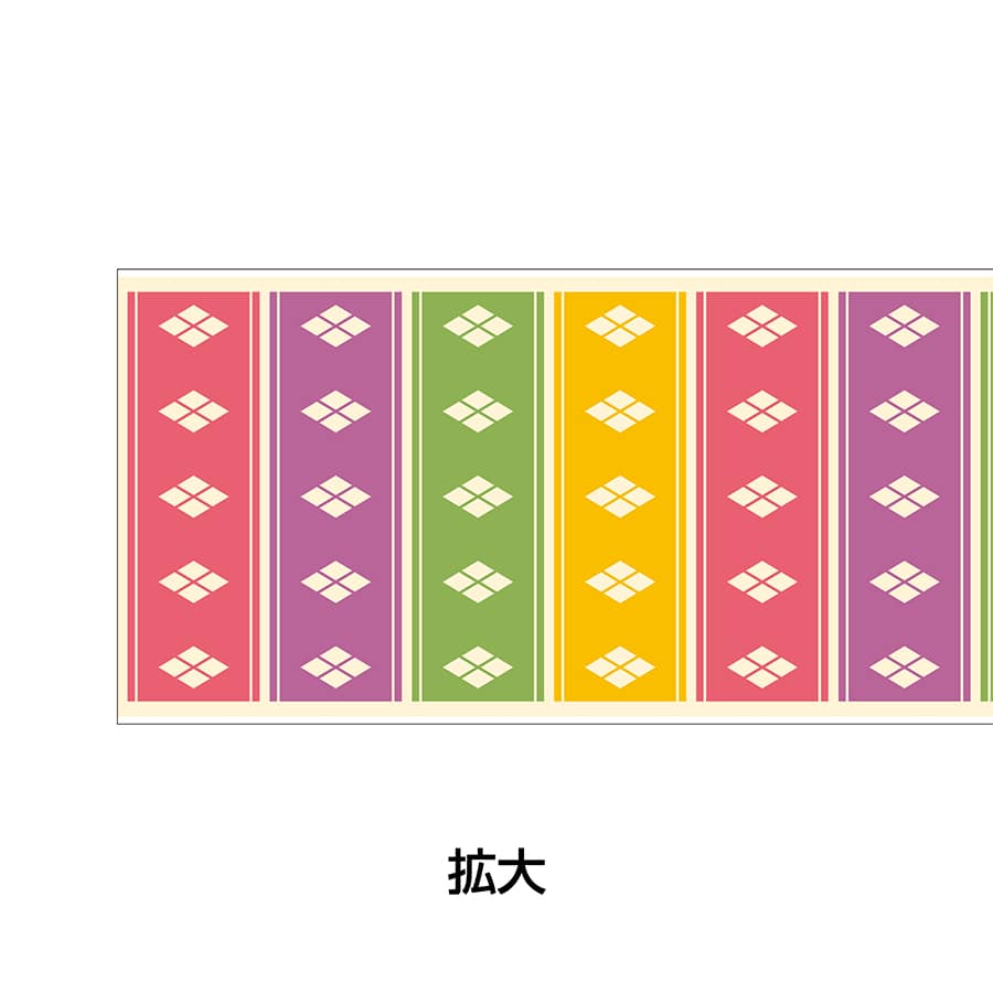 ロール式レールＰＯＰ ひな祭り・パターン