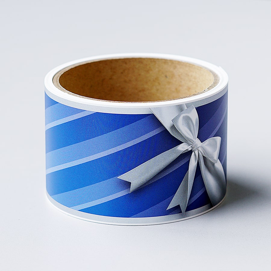 ロール式レールＰＯＰ ホワイトデー・ストライプ