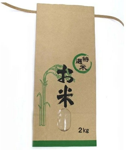 窓付き印刷米袋