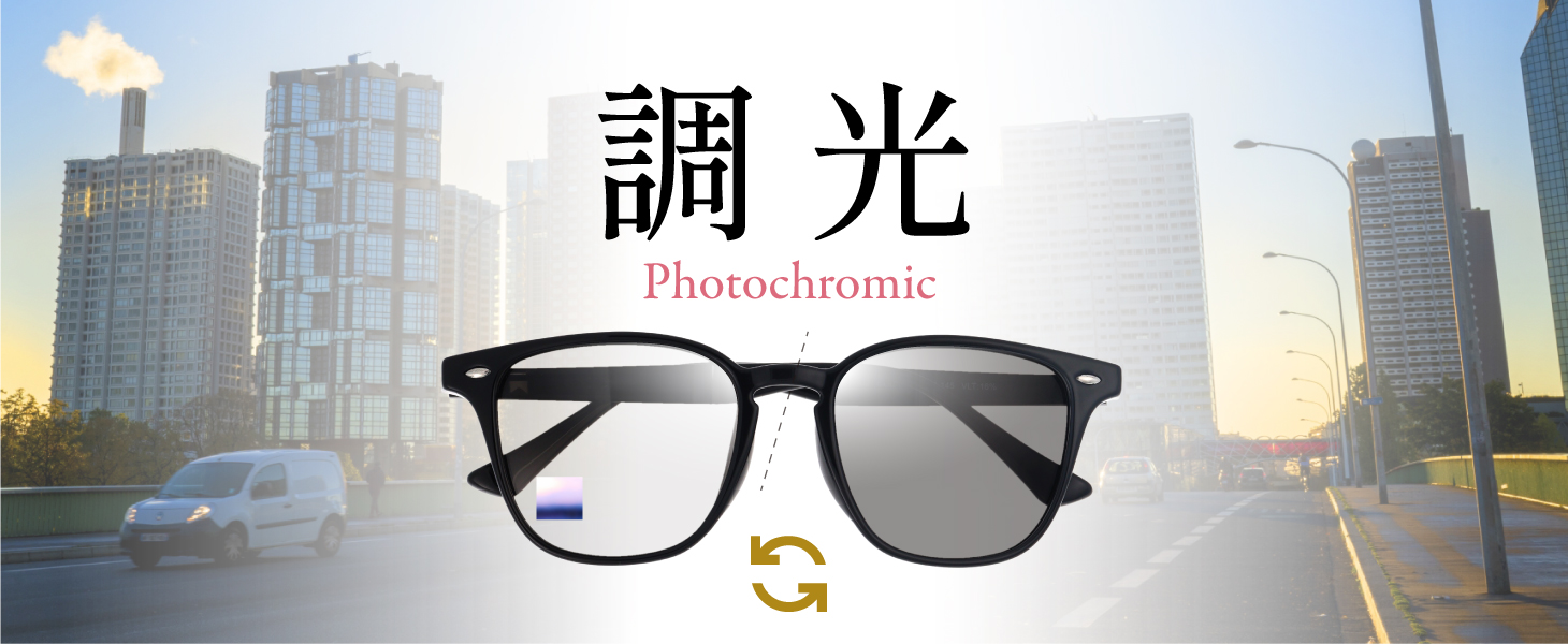 調光サングラス --photochromic--