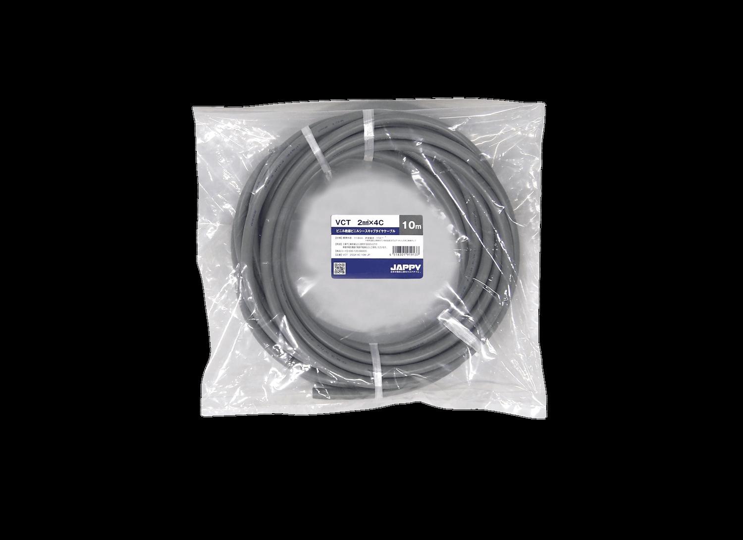 (10m巻) JAPPY VCT   2SQX 4C 10M JP ミニ定尺品(VCT) 2SQ