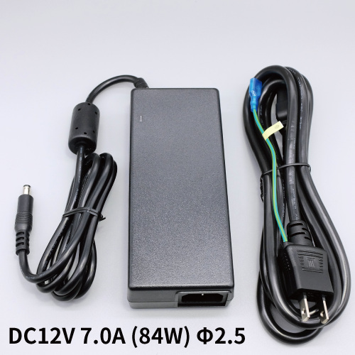 ACアダプター 12V 7A (84W) Φ2.5