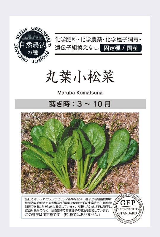 丸葉小松菜