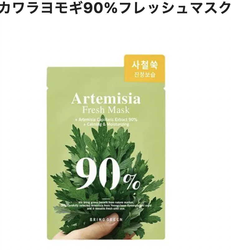 BRING GREEN - ARTEMISIA 90% FRESH MASK 10ea