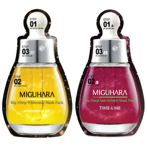 MIGUHARA - Big3 Step Mask Pack