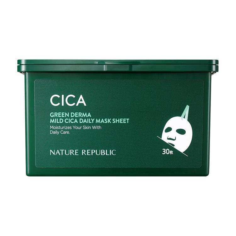 NATURE REPUBLIC - グリーンダーマCICA デイリーシートマスク