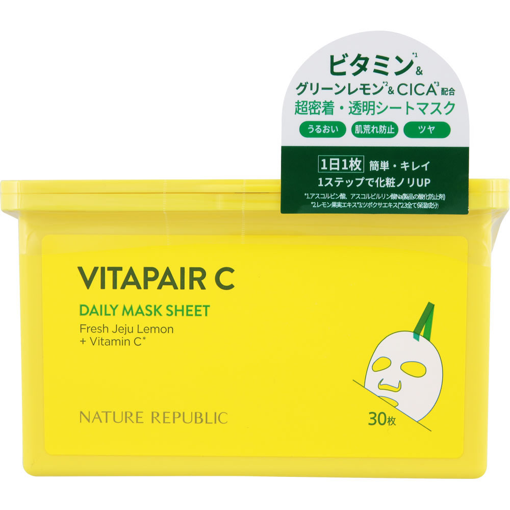 NATURE REPUBLIC - ビタペアCデイリーシートマスク 30枚