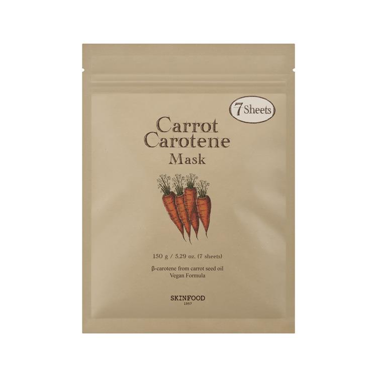 SKIN FOOD-Carrot Carotene Mask(7枚入)