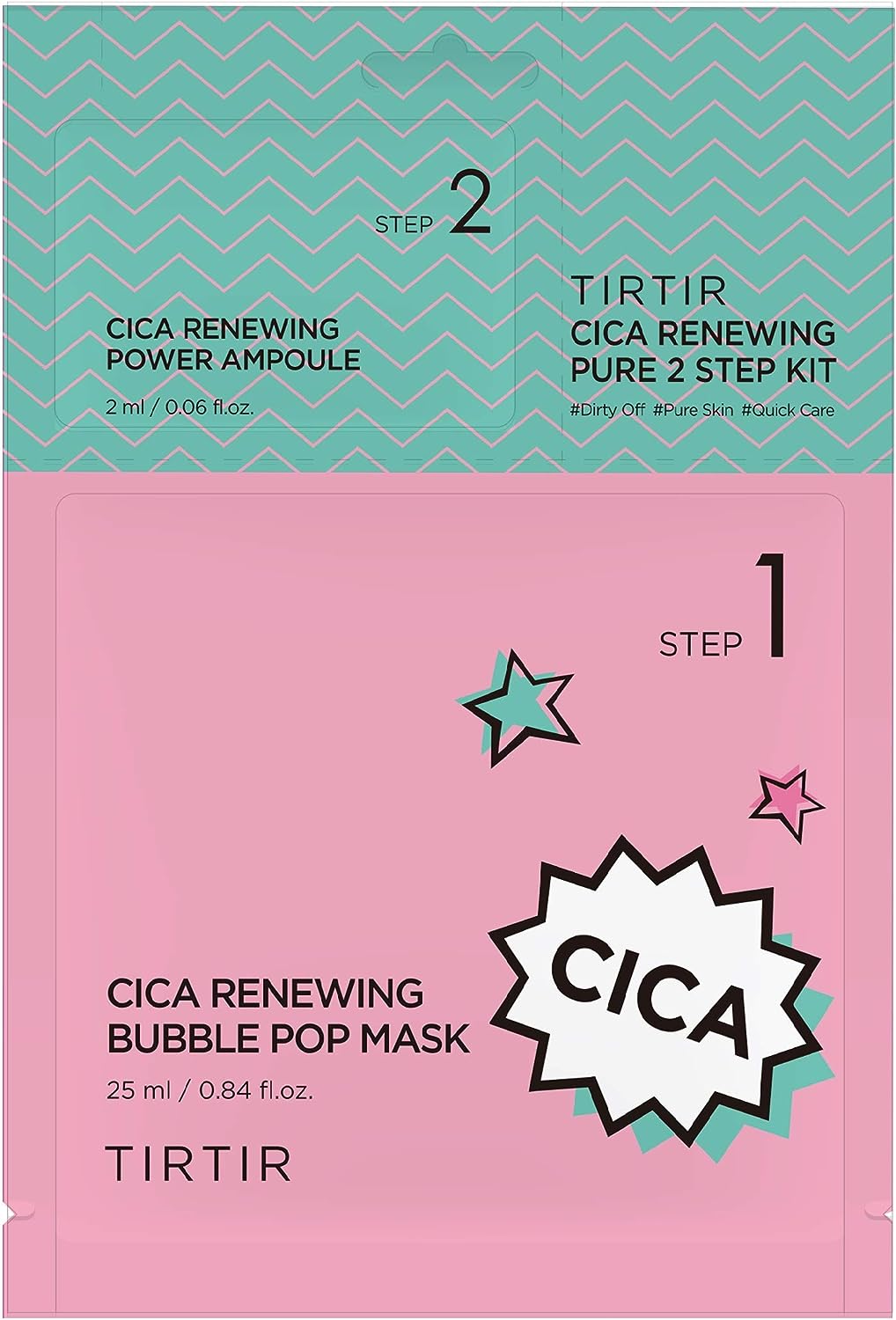 TIRTIR - CICA RENEWING PURE 2 STEP KIT