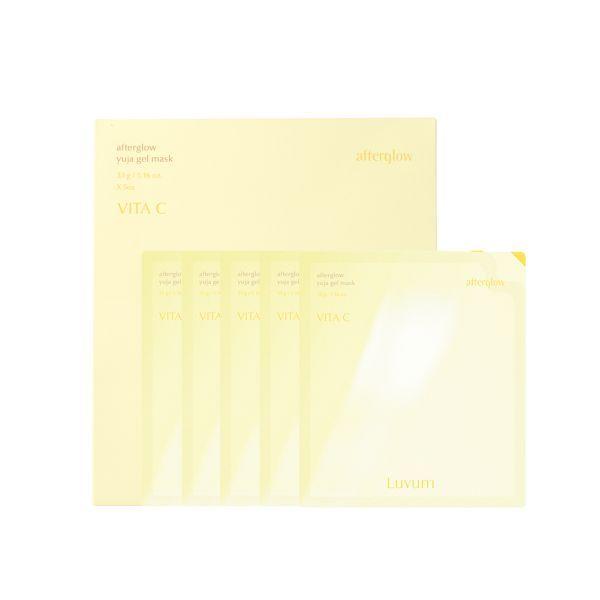 Luvum - Afterglow Yuja Gel Mask　(5枚)