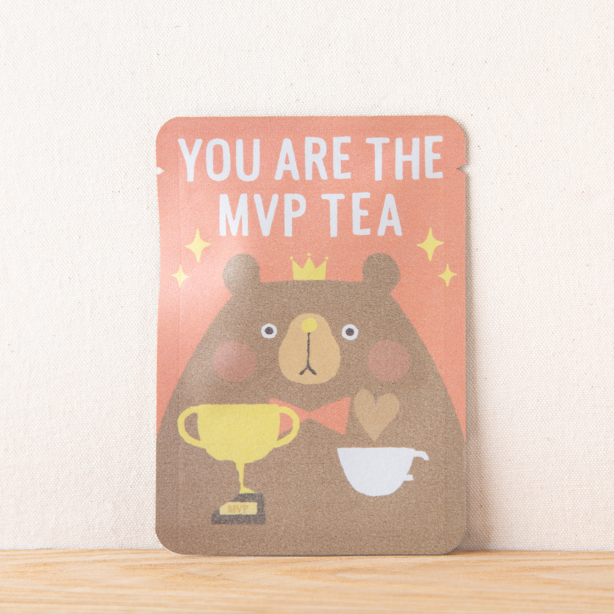 YOU ARE THE MVP TEA｜ごあいさつ茶｜和紅茶ティーバッグ1包入