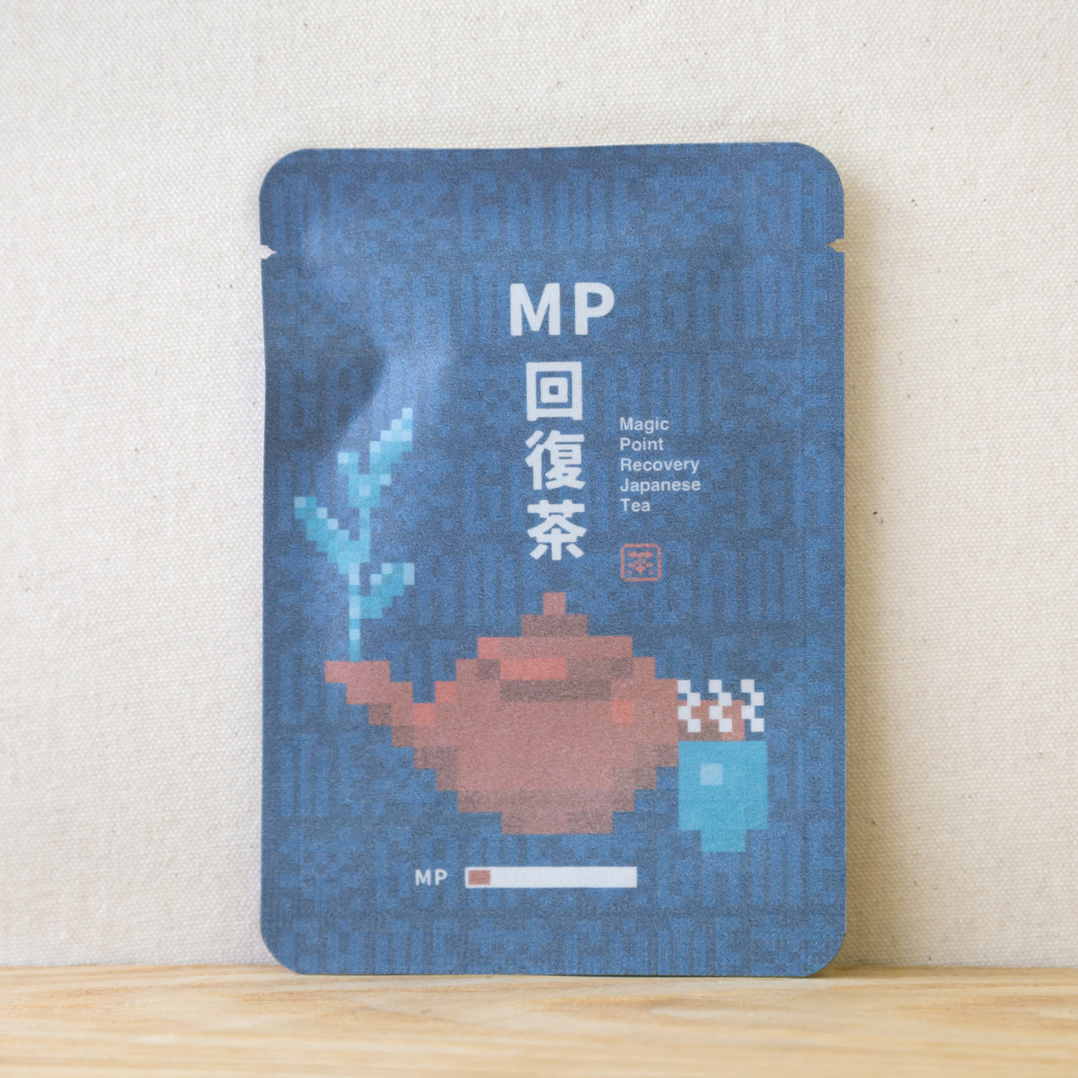 MP回復茶（ゲーム茶・壁紙付きのお茶）｜ごあいさつ茶｜玉露ティーバッグ1包入