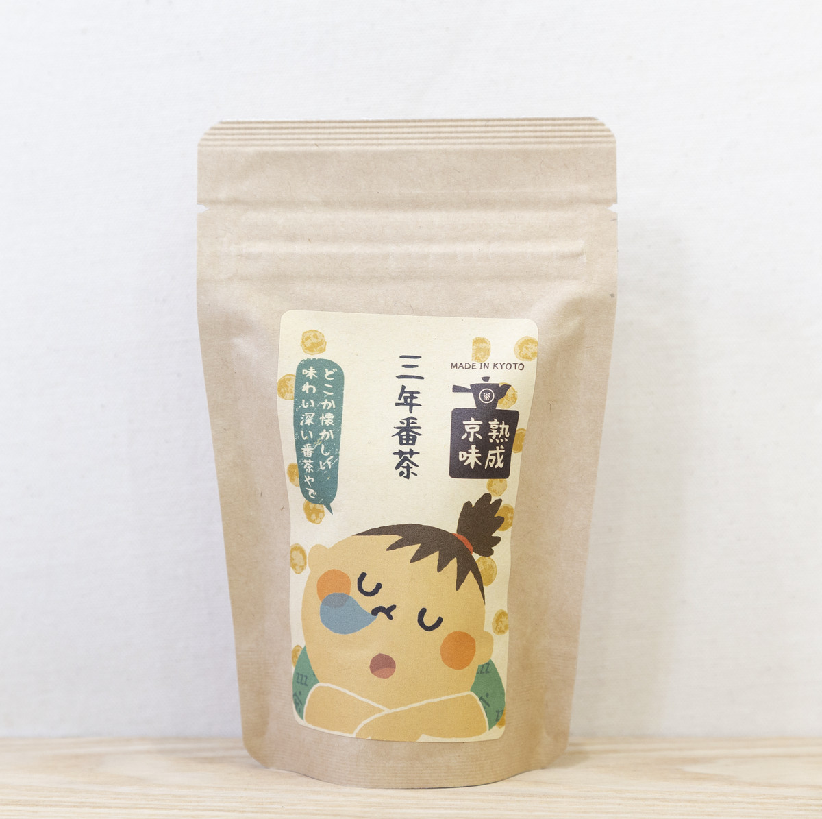 ねちゃろう｜ごえんちゃーずパック｜三年番茶ティーバッグ4包入