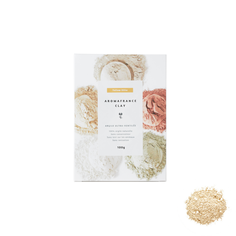 aroma france クレイ イエローイライト 100g