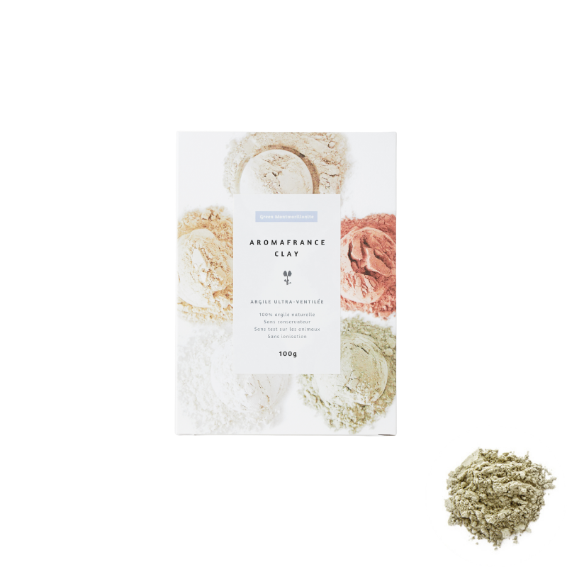 aroma france クレイ グリーンモンモリオナイト 100g