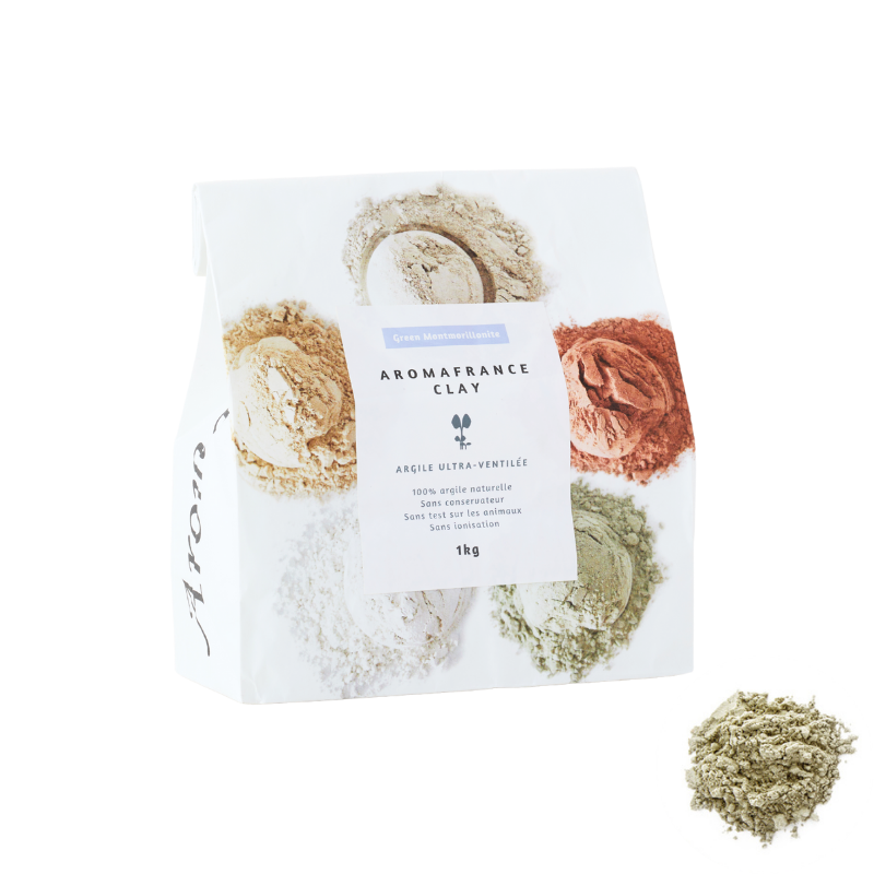 aroma france クレイ グリーンモンモリオナイト 1kg
