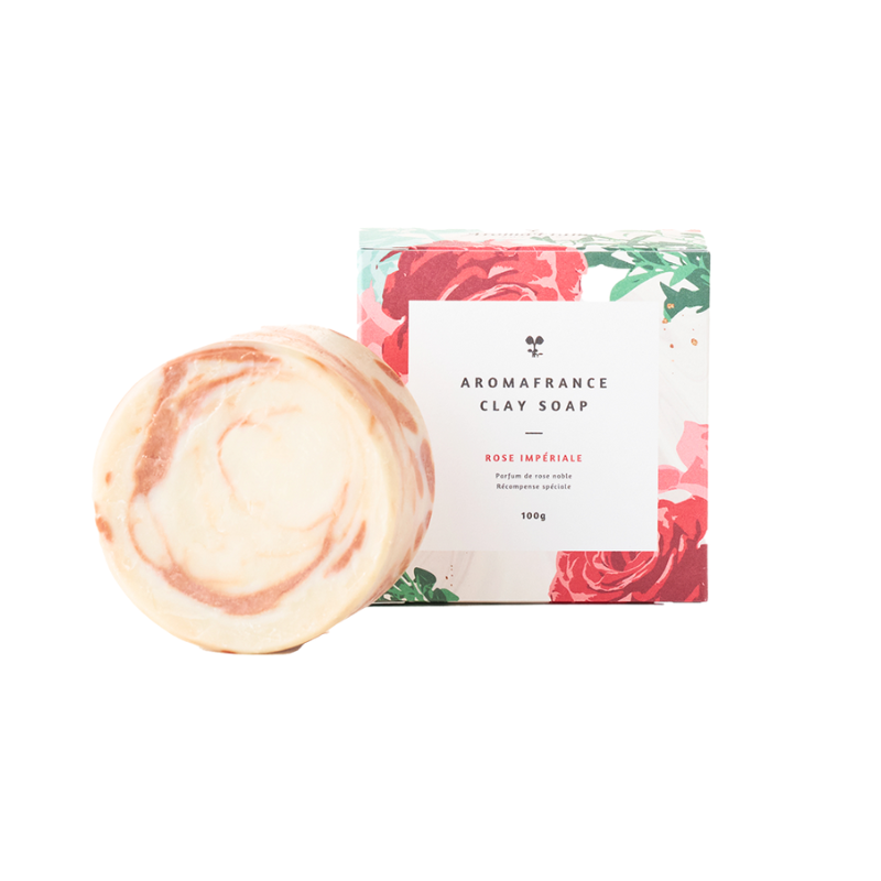 aroma france クレイソープ ローズインペリアル