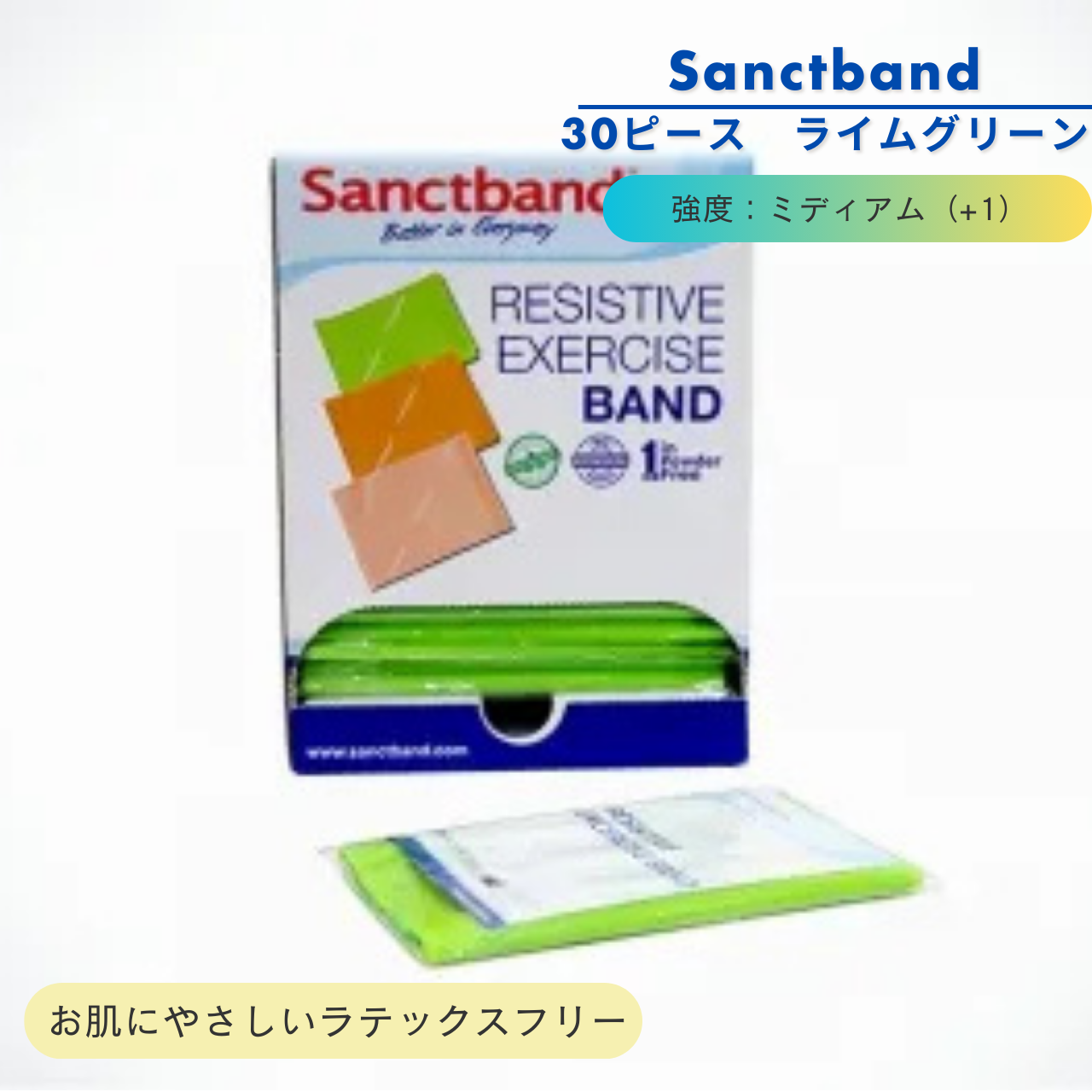 【Sanctband】プロフェッショナルレジスティブエクササイズバンド
