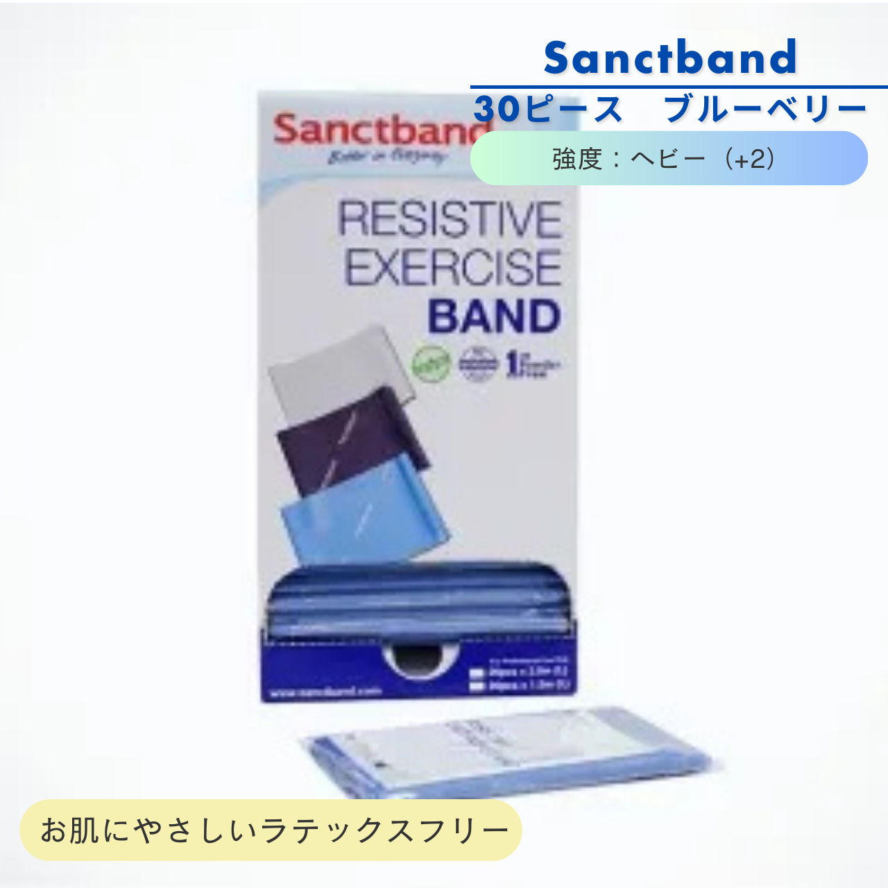 【Sanctband】プロフェッショナルレジスティブエクササイズバンド