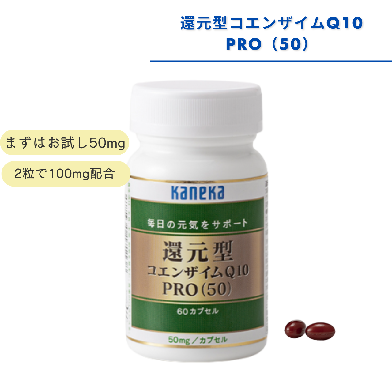 還元型コエンザイムQ10PRO（50）